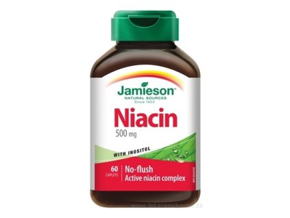 JAMIESON NIACÍN 500 mg S INOZITOLOM 60 ks