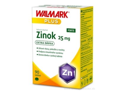 WALMARK Zinok FORTE 25 mg 90 ks