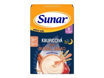 Sunar mliečna KAŠA KRUPICOVÁ Na dobrú noc 210 g