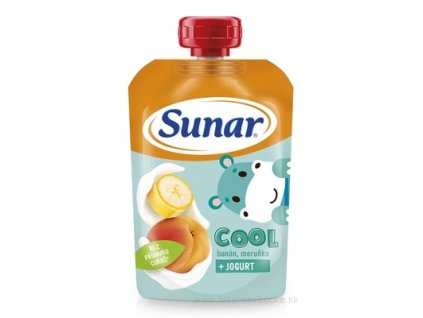 Sunar COOL Banán, Marhuľa + JOGURT 110 g