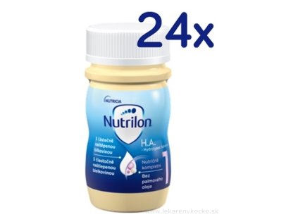 Nutrilon 1 H.A. RTF počiatočná mliečna dojčenská výživa 24x90ml