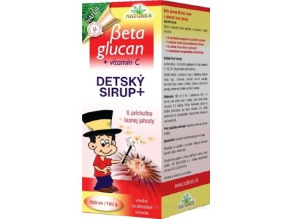 NATURES BETA GLUCAN DETSKY SIRUP+ 100 ml