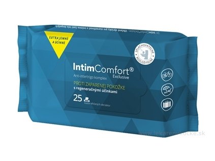 INTIMComfort Vlhčené obrúsky multipack 25 ks