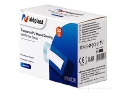 Aidplast Náplasť na rany sterilná, vodeodolná (5 x 7,5 cm) 50 náplastí