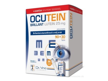 Ocutein BRILLANT Luteín 25 mg 120 kapsúl