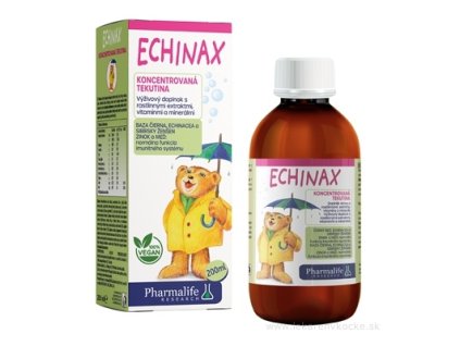 Pharmalife Echinax Galenika 200 ml – koncentrovaná tekutina na podporu imunity pre deti od 6 mesiacov
