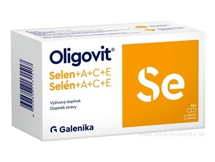 Galenika Oligovit Se (Selén + Vitamín A, C, E) 60ks