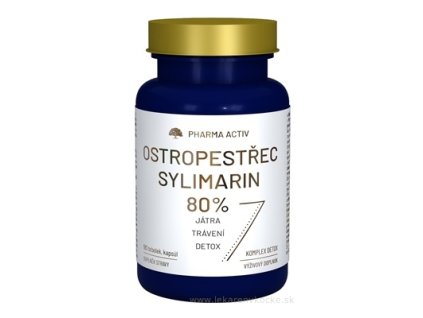 Pharma Activ Ostropestrec Sylimarin 80% – výživový doplnok, 90 kapsúl