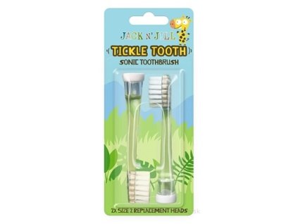 JACK N´JILL Náhradné hlavice TICKLE TOOTH 2 ks