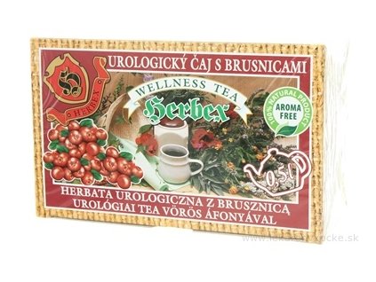 HERBEX UROLOGICKÝ ČAJ S BRUSNICAMI 20x3 g