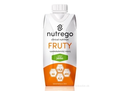 Nutrego FRUTY s príchuťou jablko 330 ml