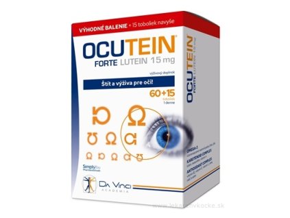 OCUTEIN FORTE Luteín 15 mg - DA VINCI cps 60+15 zadarmo (75 ks)