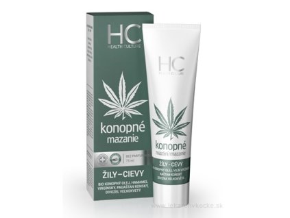 Health culture Konopné mazanie ŽILY-CIEVY 75 ml