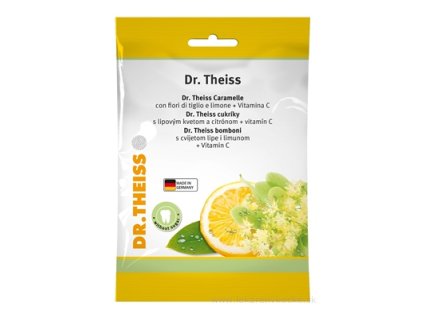 Dr.Theiss Cukríky s lipovým kvetom a citrónom 75 g