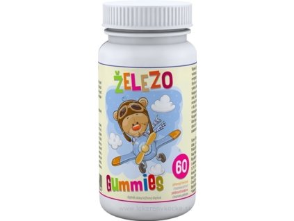 CLINICAL Železo Gummies 60 pektínových cukríkov
