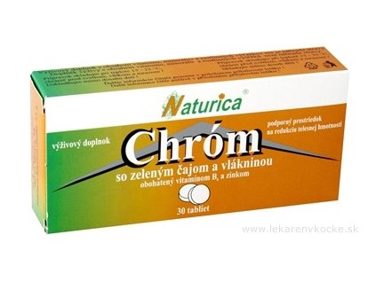 Naturica CHROM so zeleným čajom a vlákninou 30 ks