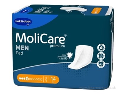 VLOŽKY ABSORPČNÍ MOLICARE MEN 4 KAPKY 546ML,14KS
