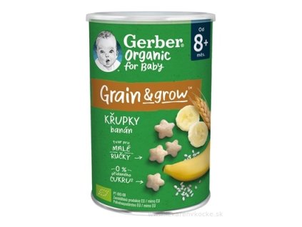 Gerber Organic CHRUMKY Ryžovo-pšeničné 35 g