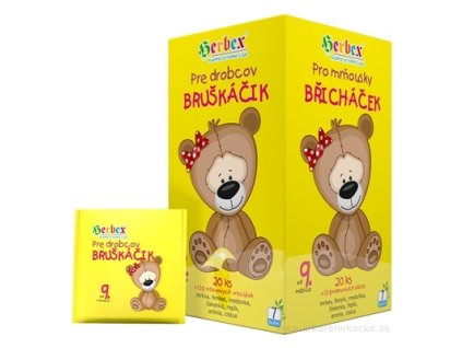 HERBEX Pre drobcov BRUŠKÁČIK 20x1,5 g