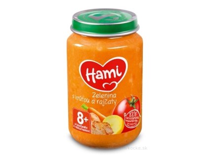 Hami príkrm Zelenina s morkou a paradajkami 200 g