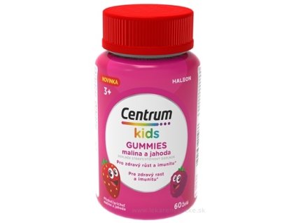 Centrum kids GUMMIES malina a jahoda 60 ks