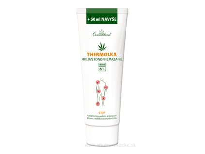 Cannaderm THERMOLKA - hrejivé konopné mazanie 250 ml