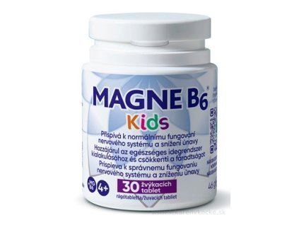 Magne B6 Kids 30 žuvacích tabliet