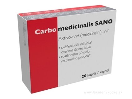 Carbo Medicinalis SANO 20 ks
