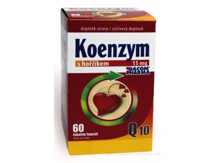 DACOM Koenzým Q10 15 mg s horčíkom 60 ks