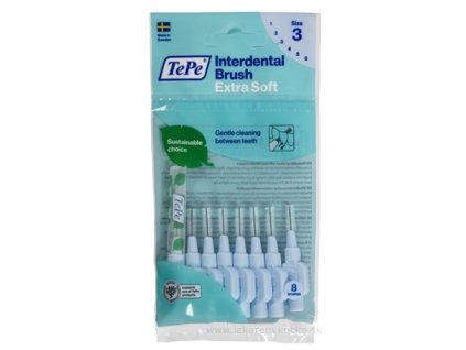 TePe Medzizubná kefka 0,6 mm Extra Soft 8 ks