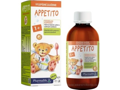 Pharmalife Appetito Sirup 1+ 200 ml sirup s banánovou príchuťou