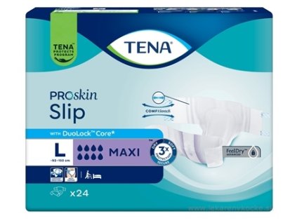TENA Slip Maxi L plienkové nohavičky (inov.2025_04) 24 ks