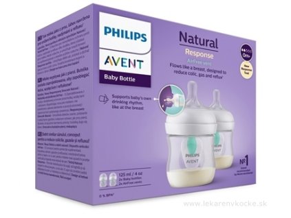 AVENT FĽAŠA Natural Response 125 ml 2 ks