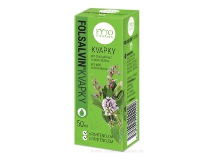 FYTO Folsalvin kvapky na kloktanie s pantenolom 50ml