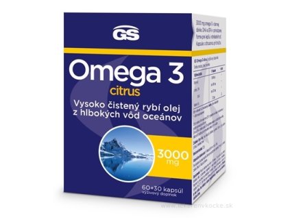 GS Omega 3 citrus cps (inov.2023) 60+30 (90 ks)