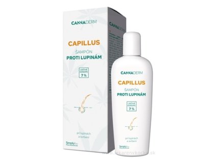 Cannaderm CAPILLUS šampón proti lupinám NEW 150 ml