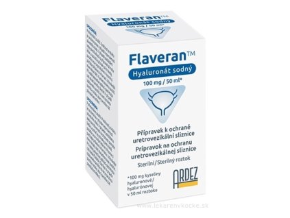 Flaveran Hyaluronát sodný 100 mg/50 ml 50 ml