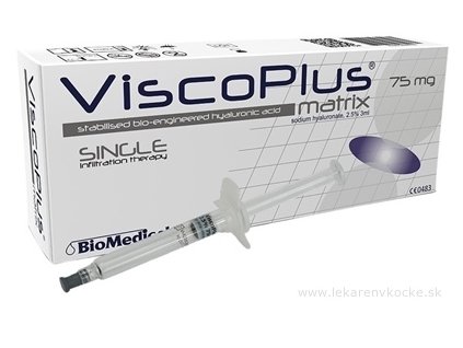 ViscoPlus Matrix 2,5% hyaluronát sodný intraartikulárny roztok 3 ml