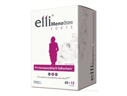 Elli MenoOsteo FORTE cps 60+15 zadarmo (75 ks)