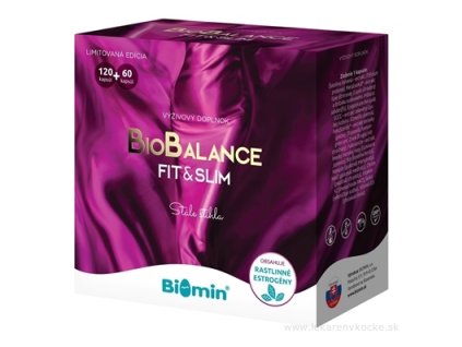 Biomin BioBalance FIT&SLIM – podpora chudnutia, 180 kapsúl (120 + 60 zdarma)