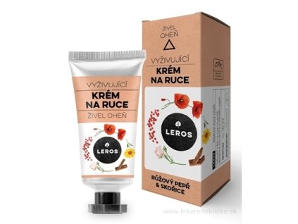 LEROS VYŽIVUJÚCI KRÉM NA RUKY ŽIVEL OHEŇ 30 ml