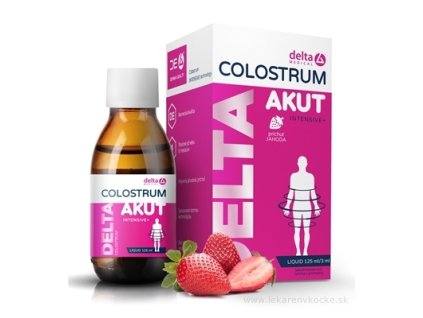 DELTA COLOSTRUM AKUT Jahoda 125 ml
