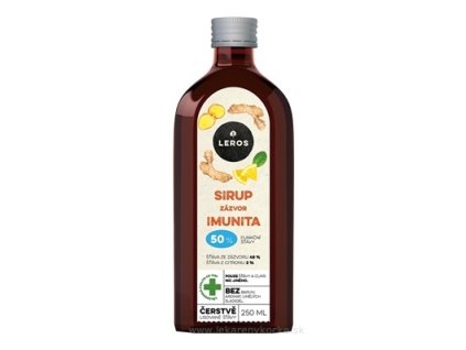 LEROS Sirup Zázvor Imunita 250 ml