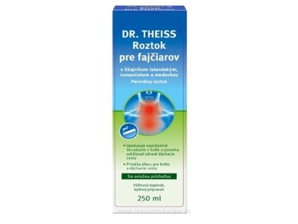 DR. THEISS Sirup pre fajčiarov 250 ml