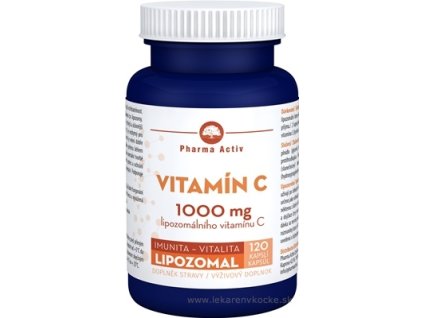 Pharma Activ Lipozomal Vitamín C 1000 mg cps 1x120 ks