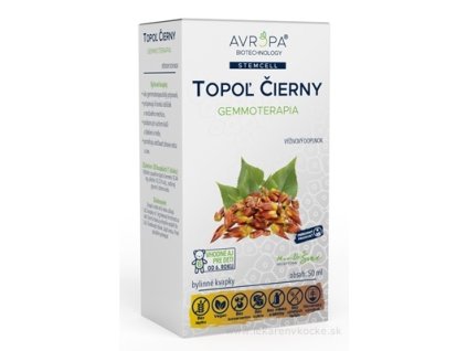 AVROPA TOPOĽ čierny 50 ml