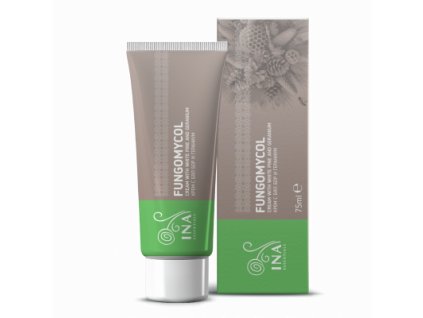 Ina - Krém 2v1 proti Plesniam Nechtov a Popraskanej Pokožke – S Bielou Borovicou, Ureou a Gerániom 75ml