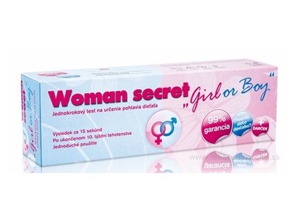 Woman secret test na určenie pohlavia dieťaťa 1 ks
