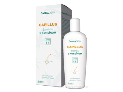 Cannaderm CAPILLUS šampón s kofeínom NEW 150 ml
