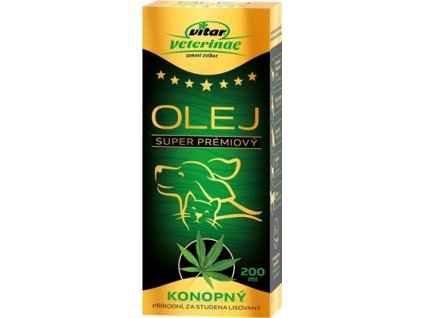VITAR Veterinae KONOPNÝ OLEJ 200 ml